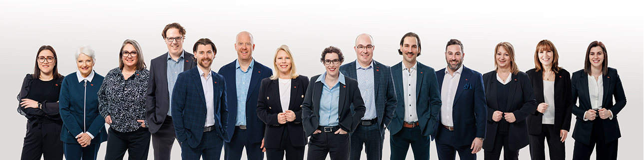 Christophe Paquet, Nathalie Richer, Julie Legault, Éric Dupont, Jennifer Durand.